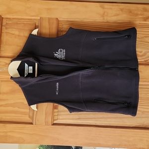 Black Columbia fleece Vest